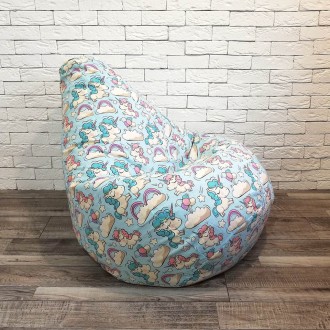 Крісло-груша - найпопулярніша модель безкаркасних меблів в нашій майстерні.Уніве. . фото 3