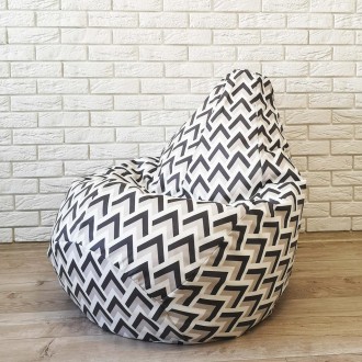 Крісло-груша - найпопулярніша модель безкаркасних меблів в нашій майстерні.Уніве. . фото 5