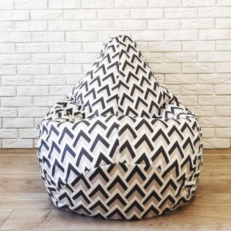 Крісло-груша - найпопулярніша модель безкаркасних меблів в нашій майстерні.Уніве. . фото 4