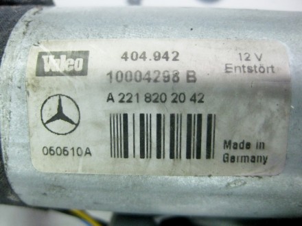 
Моторчик люкаA2218202042A2168200042 Применяется:Mercedes Benz CL-class (c216) 2. . фото 4