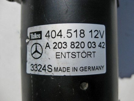 
Моторчик стеклоочистителяA2038200342 Применяется:Mercedes Benz C-class (s203) 2. . фото 4