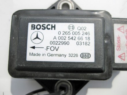 
Датчик угловой скорости A0025426618 Применяется:Mercedes Benz A-class (w168) 19. . фото 4