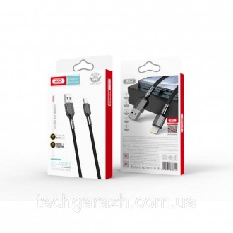 USB шнур XO NB182 2.4A Quick Charge Lightning Cable належить до категорії шнури . . фото 3