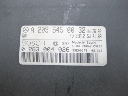 
Блок управления парктроникомA2095450032 Применяется:Mercedes Benz C-class (w203. . фото 4