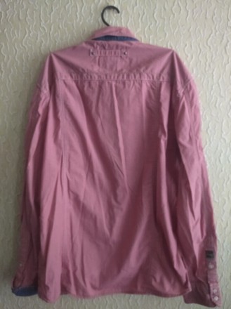 Качественная комбинированная мужская рубашка, Twinlife, р.ХЛ.
ПОГ 61 см.
Длина. . фото 10