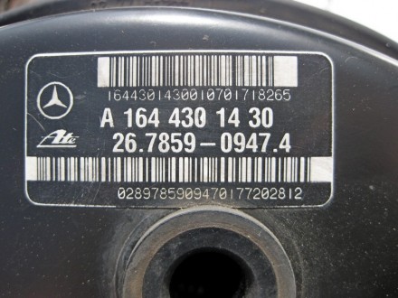 
Вакуумный усилитель тормозовA1644310627 Применяется:Mercedes Benz ML-class (w16. . фото 5
