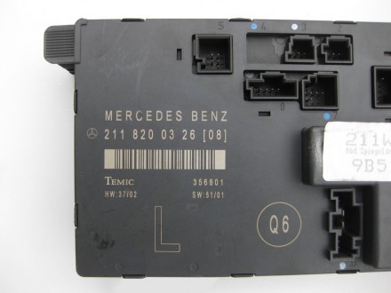 
Блок управления передней левой двери A2118200326 Применяется:Mercedes Benz E-cl. . фото 3