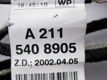 
Жгут электропроводки потолкаA2115408905 Применяется:Mercedes Benz E-class (w211. . фото 4