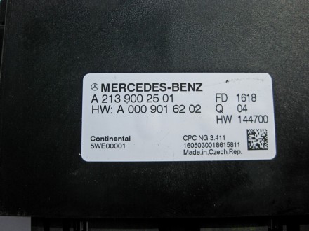 
Блок управления АКПA2139002501 Применяется:Mercedes Benz E-class (w213, v213) 2. . фото 4