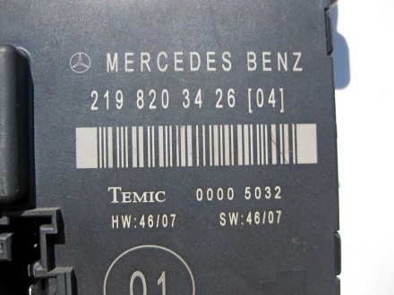 
Блок управления задней правой двери A2198203426 Применяется:Mercedes Benz CLS-c. . фото 4