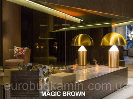 Электрокамин Glamm Fire Gema Magic Brown – это декоративный напольный электричес. . фото 4