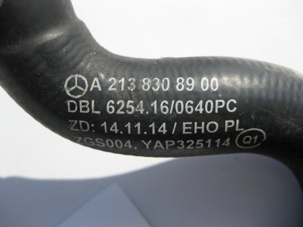 
Патрубок от двигателя к теплообменнику печкиA2138308900 Применяется:Mercedes Be. . фото 4