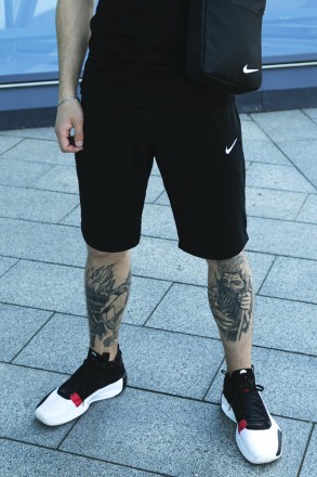 Шорти чоловічі трикотажні Nike чорні. Одесса. фото 1 Шорти чоловічі трикотажні Nike чорні. Одесса. фото 1