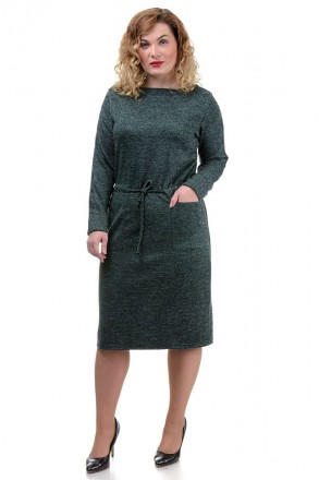 Трикотажное платье Jessica Lurex (бутылочный), 58. Харьков. фото 1 Трикотажное платье Jessica Lurex (бутылочный), 58. Харьков. фото 1