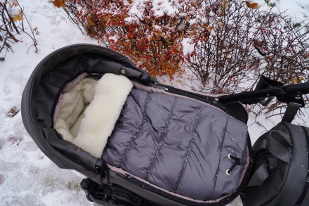 Конверт зимовий Baby Comfort з подовженням у коляску/санки плащівка графітовий. . фото 4 Дуже важливим аксесуаром під час прогулянок у прохолодну пору року з малюком є к. . фото 4