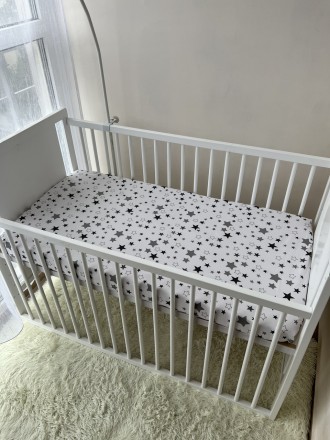 Простирадло на гумці Baby Comfort 120*60 см бязь Зірочки. Одеса. фото 1 Простирадло на гумці Baby Comfort 120*60 см бязь Зірочки. Одеса. фото 1