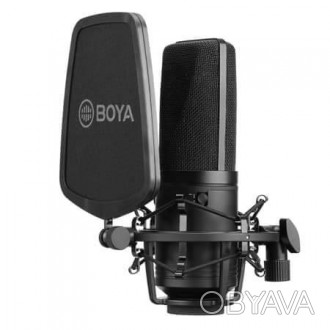 Микрофон Boya BY-M1000 (BY-M1000) (196921)
Boya BY-M1000 с прочным цельнометалли. . фото 1