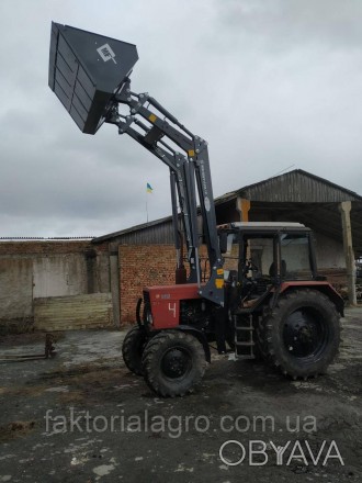 ФРОНТАЛЬНИЙ НАВАНТАЖУВАЧ Metal Fach T229/2 з ковшом 2,4м (1,3 м3) 076
