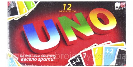 Настольная экономическая игра "Uno", Enfant .
Украинское оформление. 
Размер упа. . фото 2