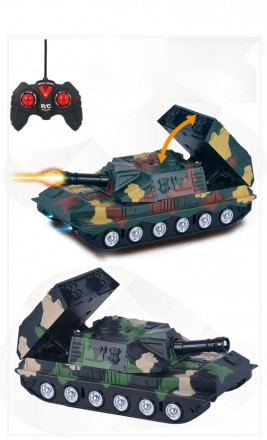 Танк на радіокеруванні Відмінно деталізована та реалістична модель бойового танк. . фото 2