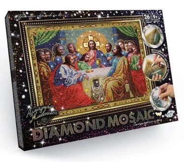 Набор для творчества Danko Toys DIAMOND MOSAIC алмазная мозаика живопись Тайный . Белая Церковь. фото 1 Набор для творчества Danko Toys DIAMOND MOSAIC алмазная мозаика живопись Тайный . Белая Церковь. фото 1