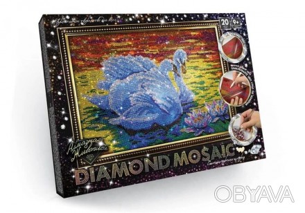 Набор для творчества DIAMOND MOSAIC живопись от производителя Danko Toys Сделать. . фото 1