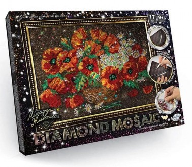 Набор для творчества Danko Toys DIAMOND MOSAIC алмазная мозаика Маки (DM-01-06). Белая Церковь. фото 1 Набор для творчества Danko Toys DIAMOND MOSAIC алмазная мозаика Маки (DM-01-06). Белая Церковь. фото 1