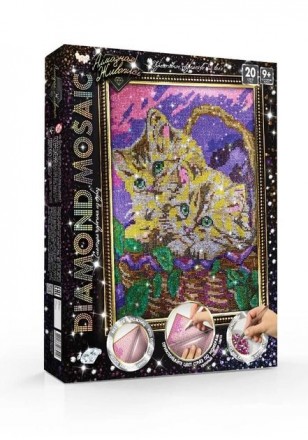 Набор для творчества Danko Toys DIAMOND MOSAIC алмазная мозаика Котята (DM-01-10. Белая Церковь. фото 1 Набор для творчества Danko Toys DIAMOND MOSAIC алмазная мозаика Котята (DM-01-10. Белая Церковь. фото 1