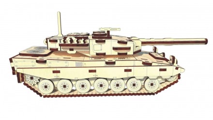 Танк Леопард Внимательное следование инструкции по сборке деревьев конструктора . . фото 3