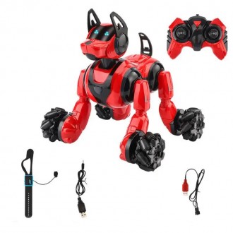 Інтерактивна іграшка собака-робот на радіокеруванні Собака-робот - футуристичний. . фото 3