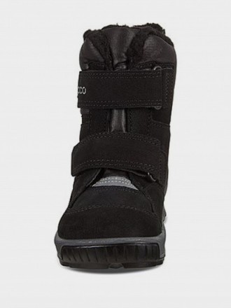 
ЕССО BIOM HIKE (73359151052) дитячі черевики чорного кольору з сірою підошвою т. . фото 3