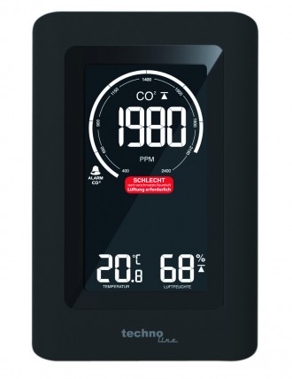 Измеритель качества воздуха для дома Technoline WL1030 Black (WL1030)
 
Датчик к. . фото 5
