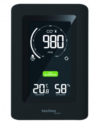 Измеритель качества воздуха для дома Technoline WL1030 Black (WL1030)
 
Датчик к. . фото 6