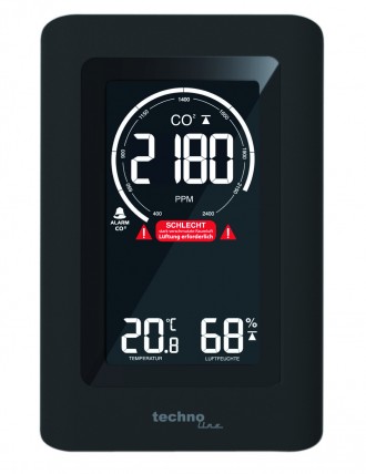 Измеритель качества воздуха для дома Technoline WL1030 Black (WL1030)
 
Датчик к. . фото 8