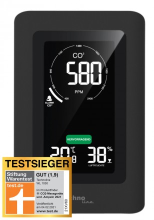 Измеритель качества воздуха для дома Technoline WL1030 Black (WL1030)
 
Датчик к. . фото 7