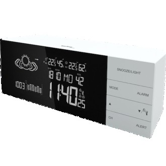 Погодная станция Technoline WS6870 White (WS6870)
DCF-77 Радиоуправляемые часы с. . фото 2