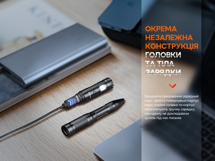 Fenix T6 ручка с фонарем синяя
Ручка Fenix T6 является автоматической моделью дл. . фото 10