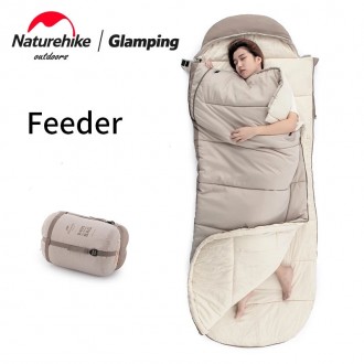 Спальный мешок с капюшоном Naturehike B400 NH21MSD11, бежевый
Спальный мешок Nat. . фото 7