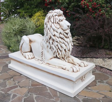 Большая садовая скульптура льва – презентабельный декор Вашего сада. Лев – симво. . фото 2