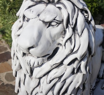 Большая садовая скульптура льва – презентабельный декор Вашего сада. Лев – симво. . фото 7