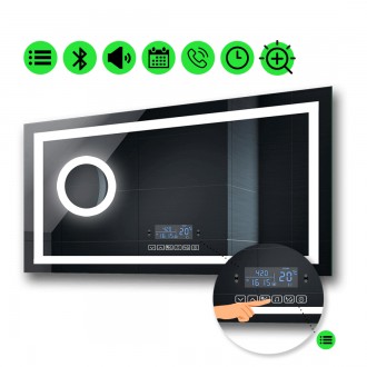 LED-дзеркало 60x70см, зі Smart-блоком та лінзою з підсвіткою, модель Karnet (karnet18). Дніпро. фото 1 LED-дзеркало 60x70см, зі Smart-блоком та лінзою з підсвіткою, модель Karnet (karnet18). Дніпро. фото 1