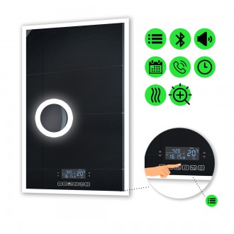 LED-дзеркало 70x60см, зі Smart-блоком, лінзою з підсвіткою та підігрівом, модель Simphony (Simphonyg19). Дніпро. фото 1 LED-дзеркало 70x60см, зі Smart-блоком, лінзою з підсвіткою та підігрівом, модель Simphony (Simphonyg19). Дніпро. фото 1