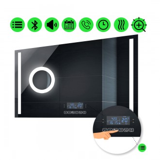LED-дзеркало 60x70см, зі Smart-блоком, лінзою з підсвіткою та підігрівом, модель Adelita (Adelita19). Дніпро. фото 1 LED-дзеркало 60x70см, зі Smart-блоком, лінзою з підсвіткою та підігрівом, модель Adelita (Adelita19). Дніпро. фото 1