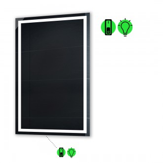 LED-дзеркало 60x80см, з механічним вмикачем, модель Karnet (karnet23). Дніпро. фото 1 LED-дзеркало 60x80см, з механічним вмикачем, модель Karnet (karnet23). Дніпро. фото 1