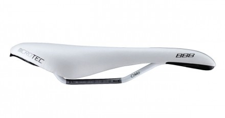 Седло для велосипеда спортивное BBB BSD-63 Razer Anatomic White, белое (220 грам. . фото 4
