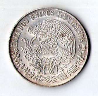 Мексика › Мексиканские Соединённые Штаты › 25 песо, 1972 100 лет со дня смерти Б. . фото 3