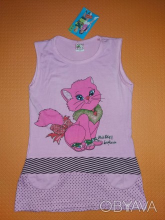 Платье для девочки
Размер: 122 см.(6-7 лет)
Материал: 100% хлопок
Цвет: розовый
. . фото 1
