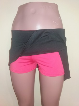 Юбка-шорты женская спортивная Codch
Цвет: юбка (черная), шорты (коралл)
Материл:. . фото 3