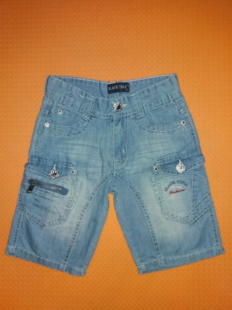 Шорты джинсовые для девочки на 3 года (рост 98 см.)
Материал: 100% cotton
Замеры. . фото 2