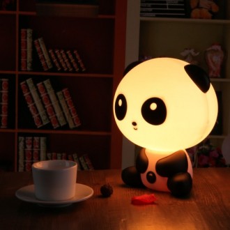 Світильник Панда- має вигляд панди. Вам достатньо доторкнутися до кнопки на її г. . фото 3